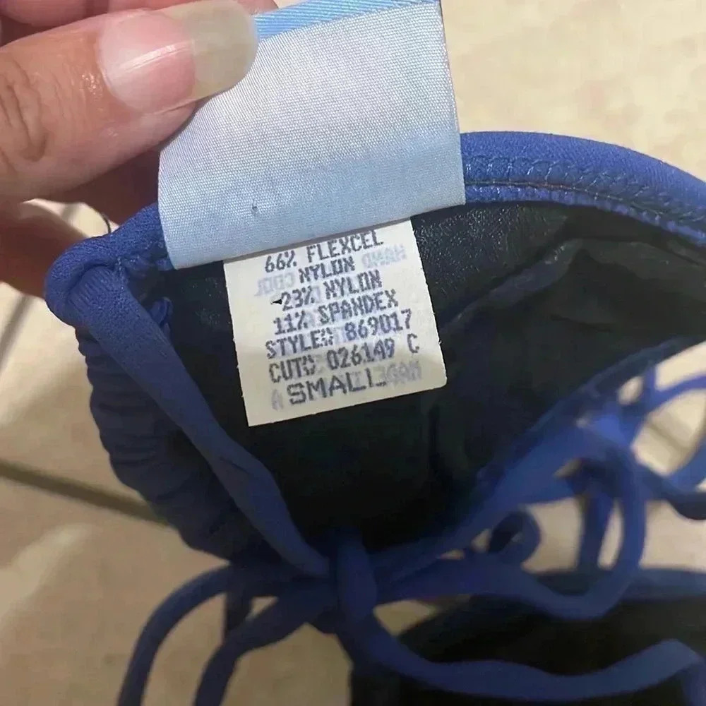 BECCA Blue Bikini Top Size S - Picture 4 of 4